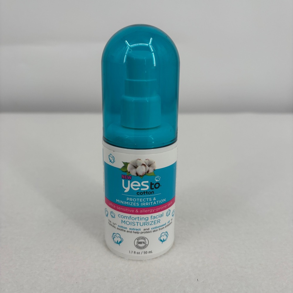 Yes To Cotton Comforting Facial Moisturizer Ultra-Sensitive Skin 1.7 fl oz 50 ml
